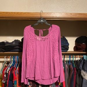 Love On A Hangar Boho Lace Top